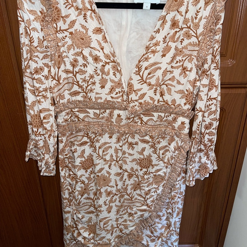 Elegant Floral Embroidered Dress